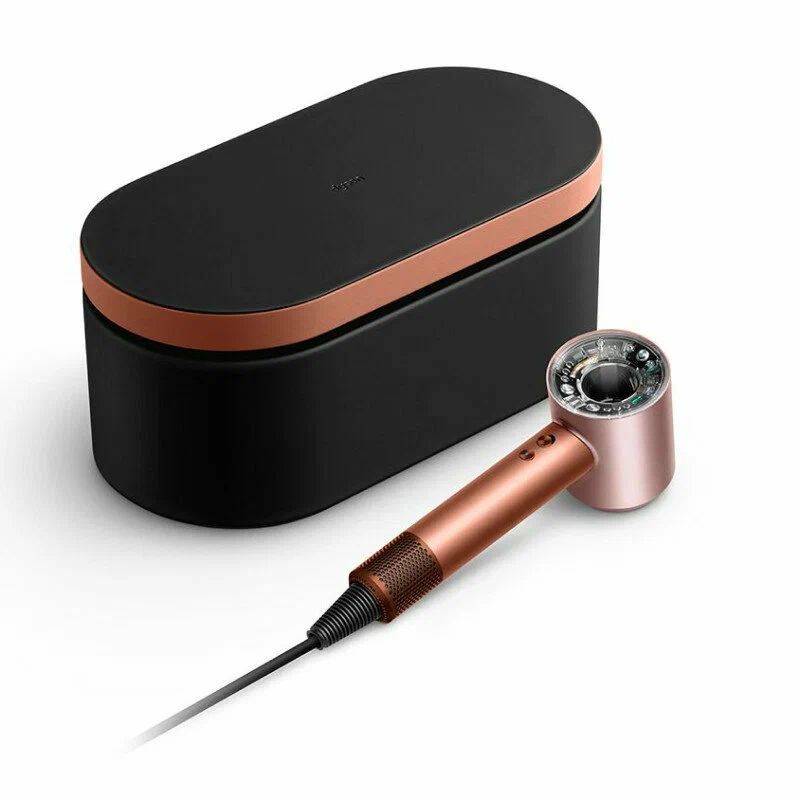 картинка Фен Dyson Supersonic Nural HD16 Strawberry Amber Silk с кейсом от магазина КомпьютерЦентр