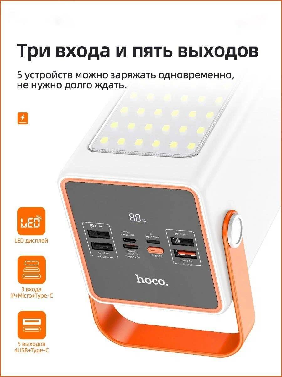 картинка Внешний аккумулятор 90000 mAh HOCO J107 Super от магазина КомпьютерЦентр