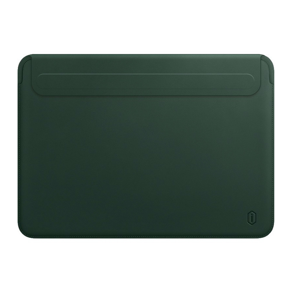 картинка Чехол для ноутбука MacBook Air 13 WIWU Leather Skin Pro 2 Sleeve Midnight Green от магазина КомпьютерЦентр