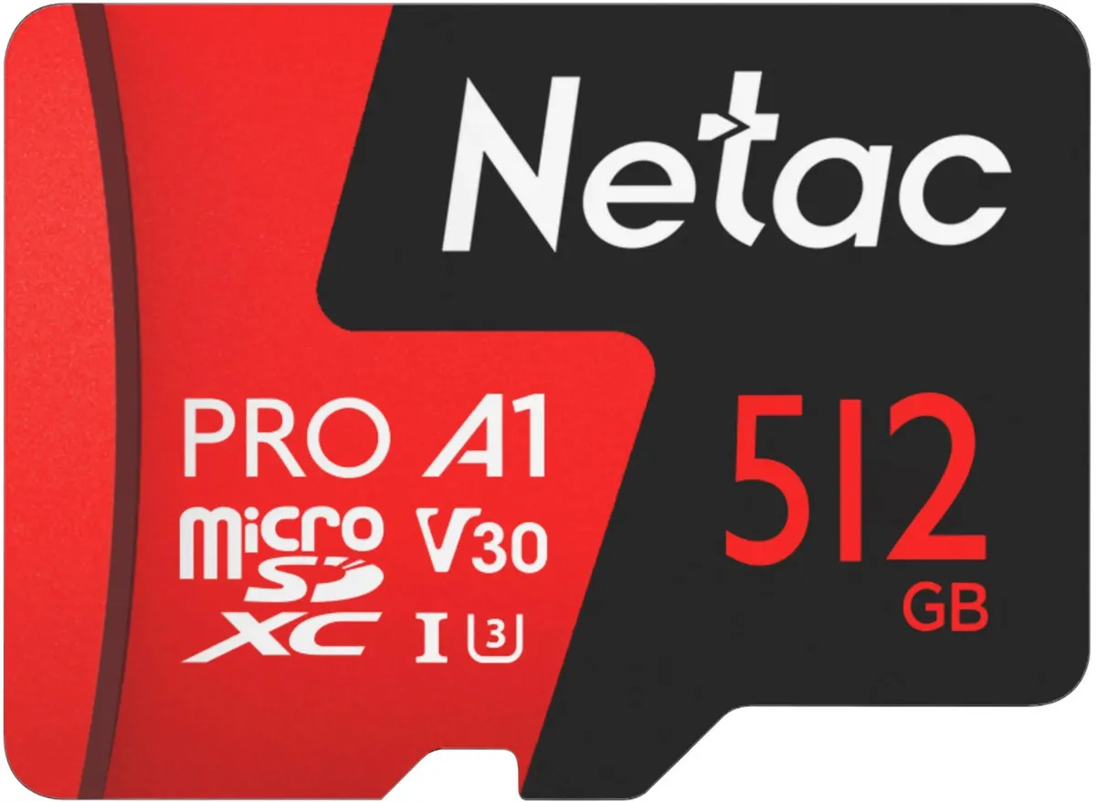 картинка Карта памяти 512Gb microSDXC Netac (NT02P500PRO-512G-S) P500 Extreme Pro V30/ A1/ C10 up to 100MB/ s от магазина КомпьютерЦентр