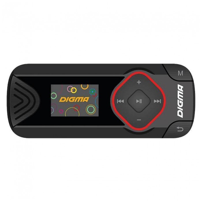 картинка Плеер MP3 Digma 8Gb R3 Black (R3BK) от магазина КомпьютерЦентр