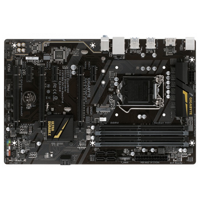 картинка Материнская плата Gigabyte GA-Z270P-D3 S1151 (GA-Z270P-D3) от магазина КомпьютерЦентр