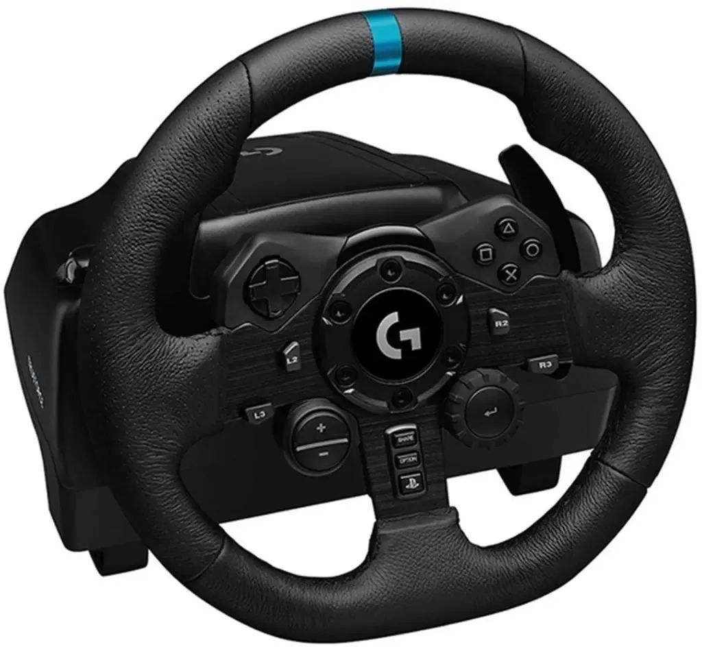 картинка Игровой руль + педали Logitech G923 TRUEFORCE (для PS5 /  PS4 /  PC) от магазина КомпьютерЦентр
