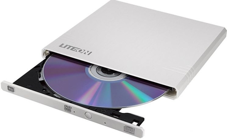картинка Привод внешний DVD-RW Line-On DVD-RW Slim White (EBAU108-21) от магазина КомпьютерЦентр