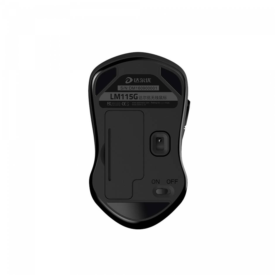 картинка Мышка Dareu LM115G Black, беспроводная от магазина КомпьютерЦентр