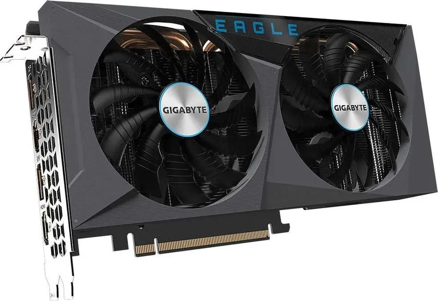 картинка Видеокарта 12Gb GDDR6 GeForce RTX 3060 Gigabyte EAGLE LHR (GV-N3060EAGLE-12GD 2.0) от магазина КомпьютерЦентр