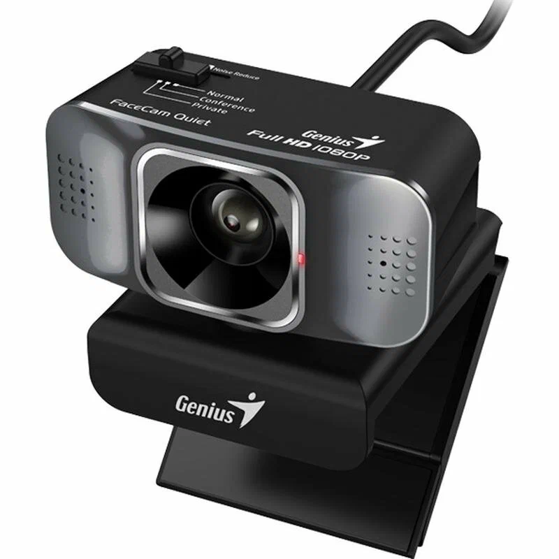 картинка Web-камера Genius FaceCam Quiet, black (32200005400) от магазина КомпьютерЦентр