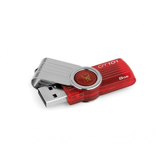 картинка Флешка USB Kingston 8Gb DataTraveler 101 G2 Red (DT101G2/8GBZ) от магазина КомпьютерЦентр