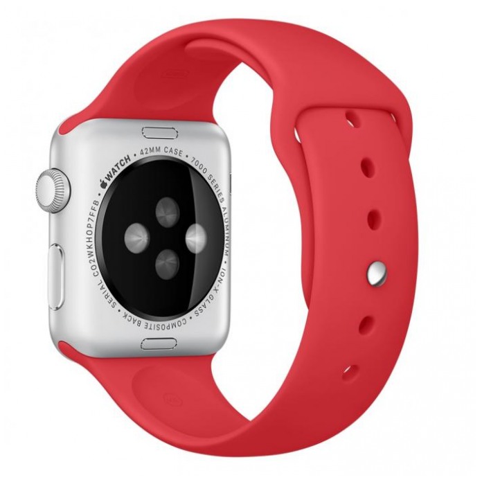 картинка Ремешок Apple Sport Band for Apple Watch 42mm Red  от магазина КомпьютерЦентр