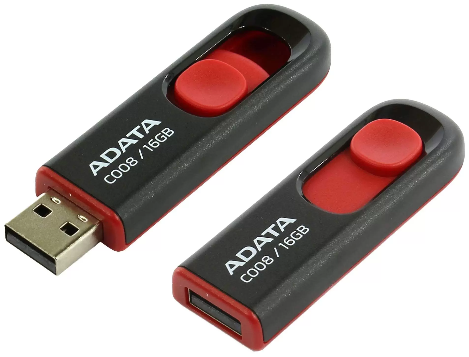 картинка USB накопитель 16Gb A-Data Classic AC008 Red (AC008-16G-RKD) от магазина КомпьютерЦентр