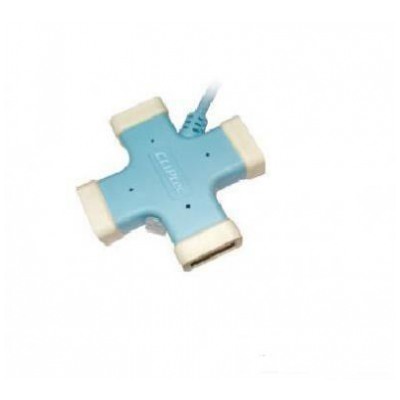 картинка HUB USB Cliptec ZH201 4-port Blue (ZH201-BL) от магазина КомпьютерЦентр