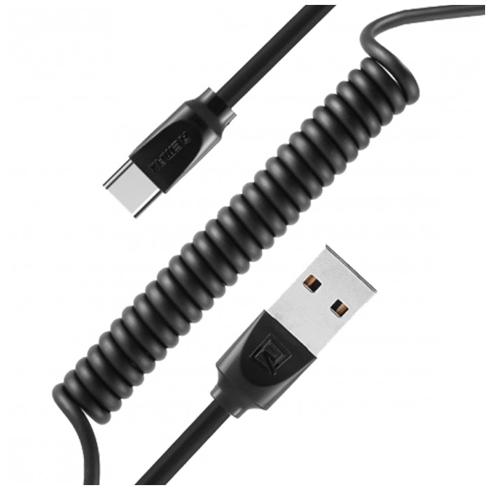 картинка Кабель Remax Data Cable Type-C Radiane Pro Series 2.4A 100cm Black (RC-117a) от магазина КомпьютерЦентр