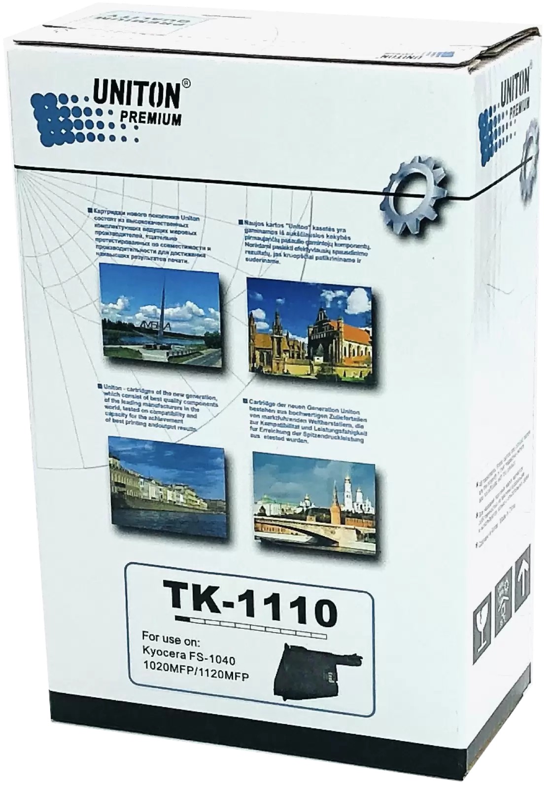 картинка Тонер Картридж Kyocera TK-1110/ TK-1120 черный для Kyocera (2.5K, UED-01) Uniton Premium Труба от магазина КомпьютерЦентр