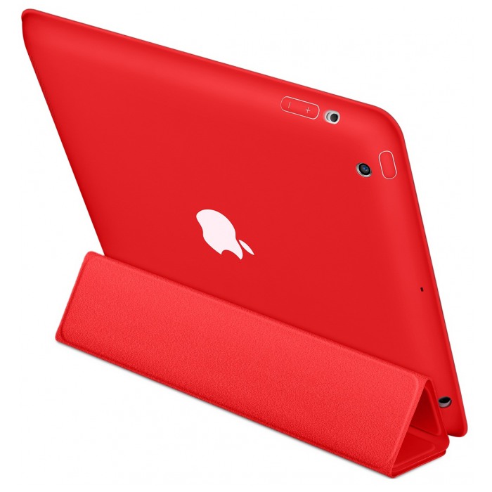 картинка Чехол Apple Smart Case Polyurethane Red for New iPad/ iPad2 (MD579ZM/A) от магазина КомпьютерЦентр