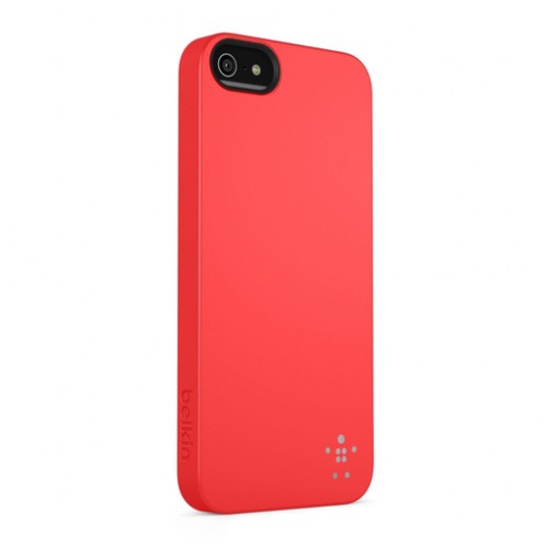 картинка Чехол Belkin Shield Luxe Red for iPhone 5 (F8W127vfC03) от магазина КомпьютерЦентр