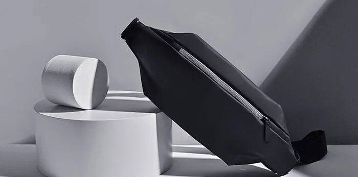 картинка Сумка на пояс Xiaomi Mijia Multifunction Sports and Leisure Chest Bag MJXB01RM Black от магазина КомпьютерЦентр