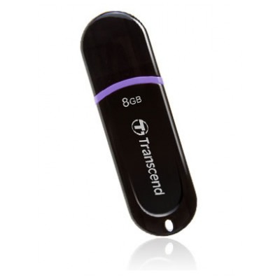 картинка Флешка USB Transcend 8Gb JetFlash 300 Black (TS8GJF300) от магазина КомпьютерЦентр