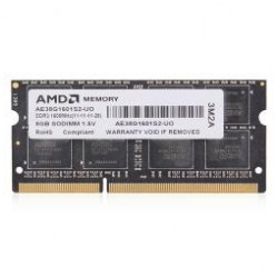 картинка Оперативная память AMD SO-DIMM DDR3 4Gb 1333MHz PC3-10600 от магазина КомпьютерЦентр