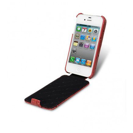 картинка Чехол Melkco Leather Case Jacka Ostrich Fire Brick for iPhone 4/4S (APIP4SLCJT1FBOH) от магазина КомпьютерЦентр