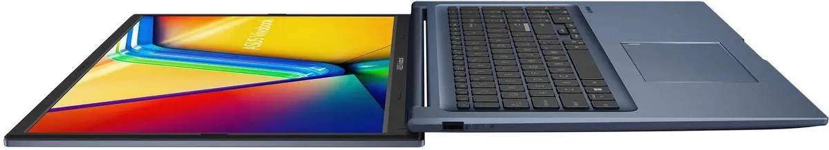 картинка Ноутбук ASUS VivoBook 17 X1704VA-AU661 17.3'' (1920х1080) /  Intel U300/  8Gb/  512Gb SSD/  UHD Graphics/  noOS/  Blue от магазина КомпьютерЦентр