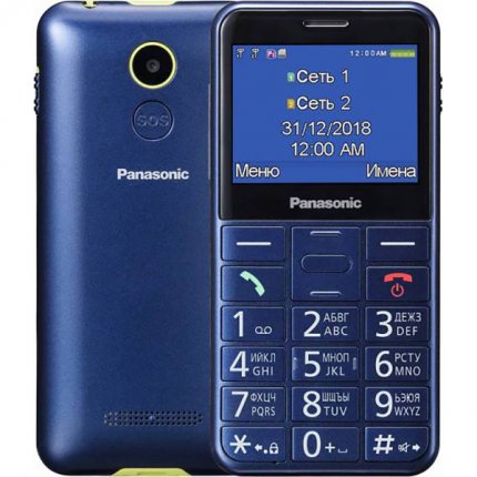 картинка Телефон мобильный Panasonic TU150 Blue (KX-TU150RUC) от магазина КомпьютерЦентр