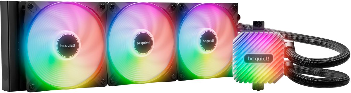 картинка Водяное охлаждение для процессора Water Cooling System be quiet! LIGHT LOOP 360mm (BW022) 250W, Black от магазина КомпьютерЦентр