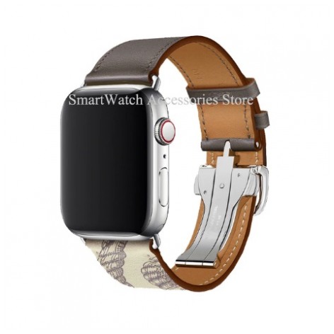 картинка Ремешок Hermes Etain Beton for Apple Watch 44mm and 42mm от магазина КомпьютерЦентр
