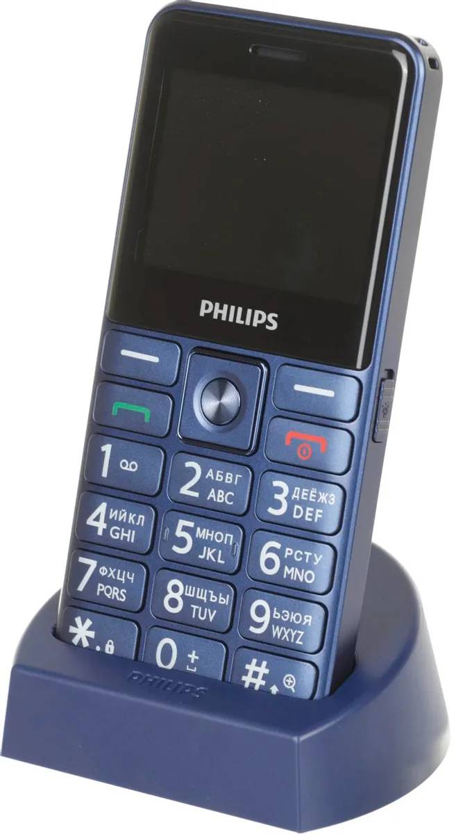картинка Телефон мобильный Philips Xenium E207 2.31'' TFT Blue от магазина КомпьютерЦентр