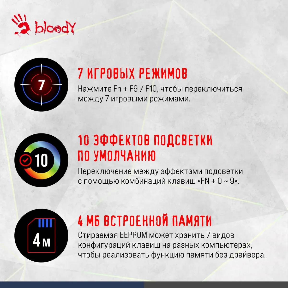 картинка Клавиатура A4Tech Bloody S98 (SPORTS NAVY) от магазина КомпьютерЦентр