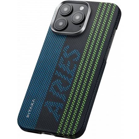 картинка Чехол PITAKA Aries Tactile Woven Case для iPhone 16 Pro Max 6.9'', принт кредитная карта (Credit card) от магазина КомпьютерЦентр