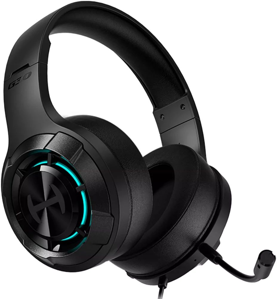 картинка Bluetooth гарнитура Edifier G30 II Black 7.1 виртуальным объемным звуком,Световые эффекты RGB от магазина КомпьютерЦентр