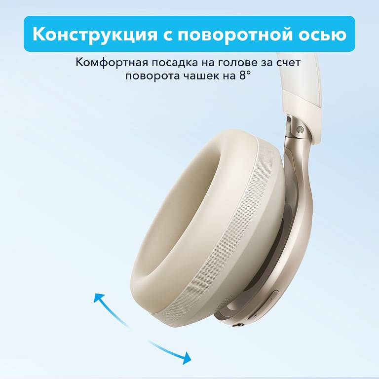 картинка Bluetooth гарнитура Anker Soundcore Space One A3035 White от магазина КомпьютерЦентр