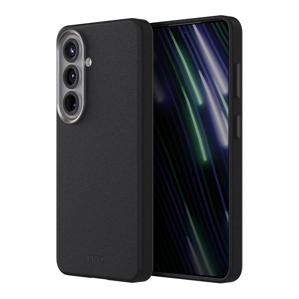 картинка Чехол из искусственной кожи Uniq HYBRID LYDEN (MagSafe) для Samsung Galaxy S26, цвет черный (DALLAS BLACK) (GS26HYB-LYDMDBLK) от магазина КомпьютерЦентр