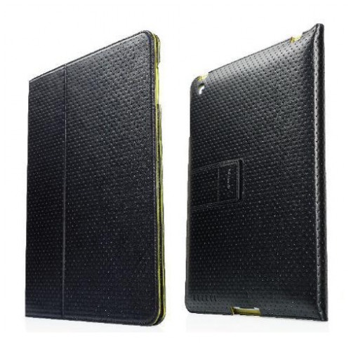 картинка Чехол Capdase Protective Case Folio Dot Black/ Green for iPad 2 (SLAPIPAD2-P016) от магазина КомпьютерЦентр