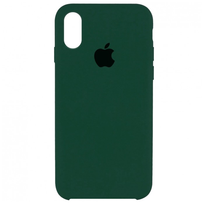 картинка Чехол Apple Silicone Case for iPhone XR Forest Green от магазина КомпьютерЦентр