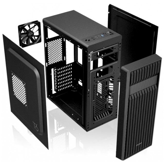 картинка Корпус без БП Zalman ZM-T6 Black (ZM-T6) от магазина КомпьютерЦентр