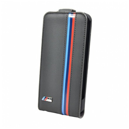картинка Чехол CG Mobile BMW Leather Flap Case Grey for iPhone 5 (BMFLP5MG) от магазина КомпьютерЦентр