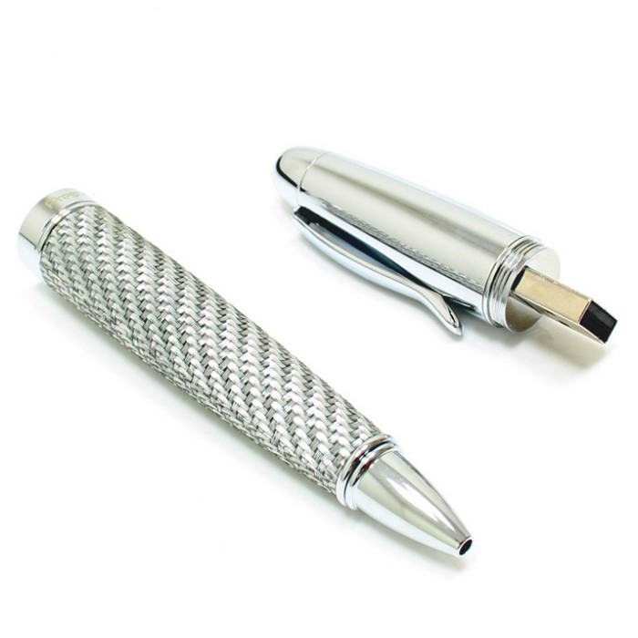 картинка Флешка USB Prestigio 4Gb Pen Flash Drive Silver (PFD5SI04) от магазина КомпьютерЦентр