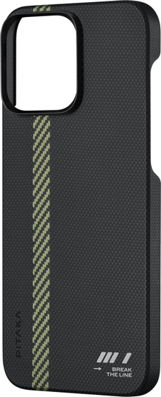 картинка Чехол PITAKA MagEZ Case 5 для iPhone 15 Pro MAX 6.7'', принт разрыв линии (Break The Line) от магазина КомпьютерЦентр