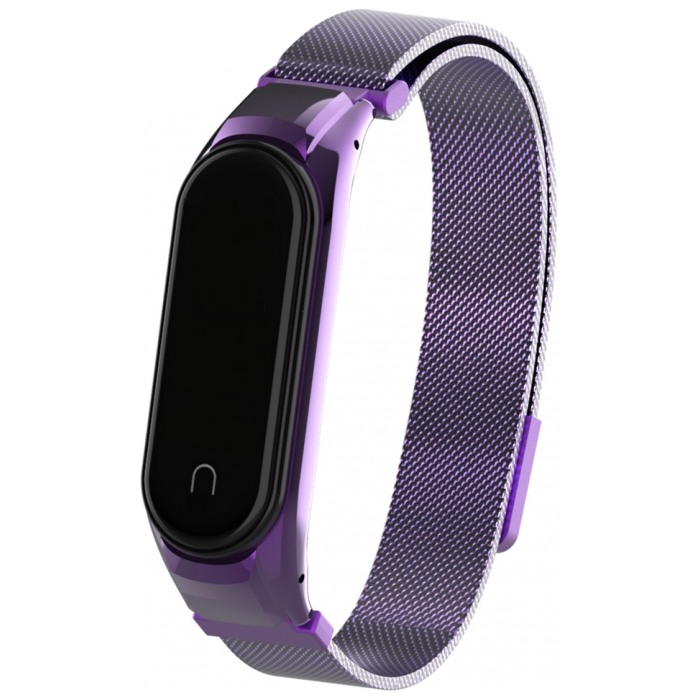 картинка Ремешок Xiaomi Mi Band 4 ''Mi Fit'' Milanese Glycine от магазина КомпьютерЦентр