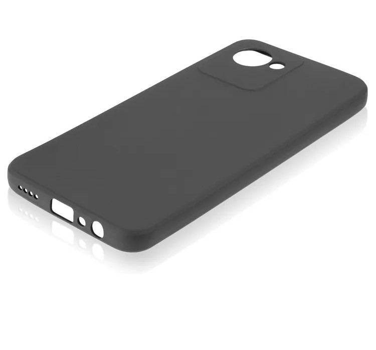 картинка Чехол-накладка для Realme Narzo 50i Prime и Realme C30, черный от магазина КомпьютерЦентр