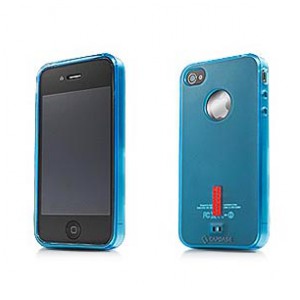 картинка Чехол Capdase Soft Jacket 2 Xpose Blue for iPhone 4 (SJIH4-P203) от магазина КомпьютерЦентр