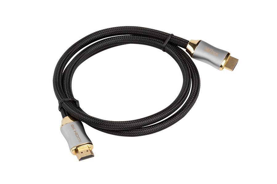 картинка Кабель HDMI Wize WAVC-HDMI8K-2M 2 м, v.2.1, KLock, 19M/ 19M, 8K/ 120Hz/ 60Hz, 4K/ 144Hz/ 120Hz от магазина КомпьютерЦентр