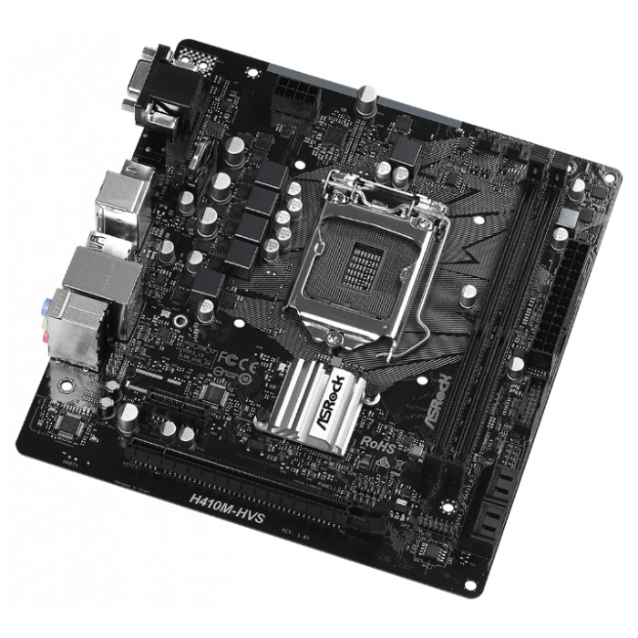 картинка Материнская плата ASRock H410M-HVS S1200 (H410M-HVS) от магазина КомпьютерЦентр