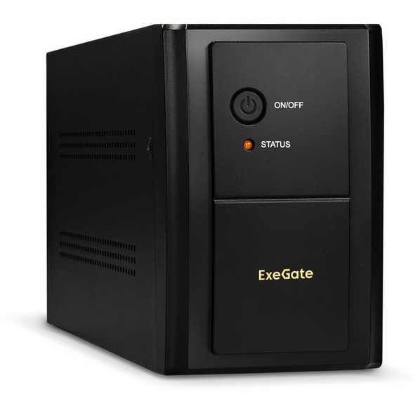 картинка ИБП ExeGate EP212518RUS Power Back UNB-1000 1000VA, Black, 4 евророзетки от магазина КомпьютерЦентр