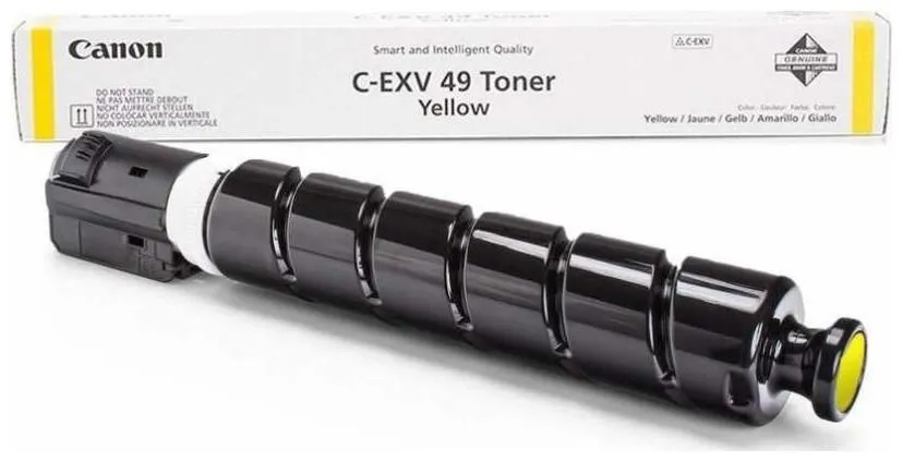 картинка Тонер-картридж Canon C-EXV49 Y (8527B002) желтый, ресурс 19000 стр от магазина КомпьютерЦентр