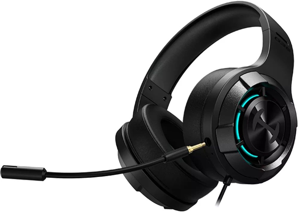 картинка Bluetooth гарнитура Edifier G30 II Black 7.1 виртуальным объемным звуком,Световые эффекты RGB от магазина КомпьютерЦентр