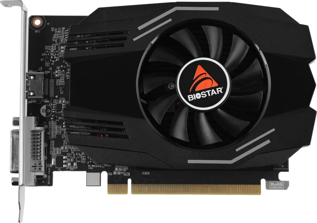 картинка Видеокарта 4Gb DDR4 GeForce GT1030 Biostar 64bit, 1152MHz, DVI, HDMI (VN1034TB46) от магазина КомпьютерЦентр