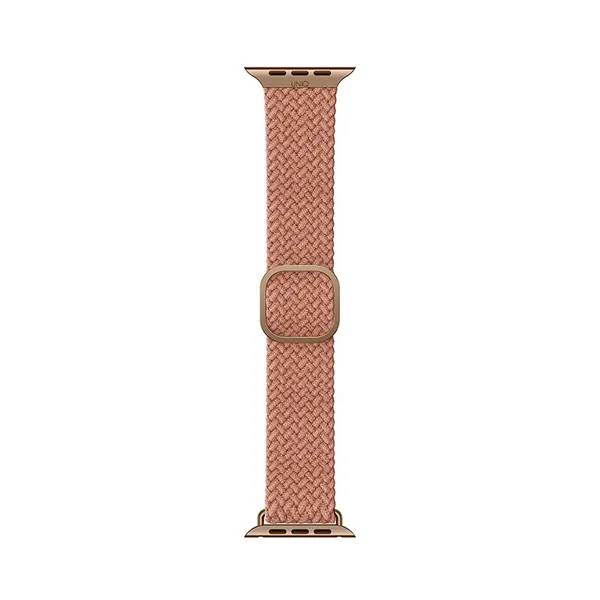 картинка Плетеный ремень Uniq ASPEN для Apple Watch 41/ 40/ 38, цвет розовый (Pink) 40MM-ASPPNK от магазина КомпьютерЦентр