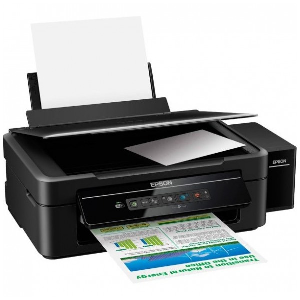 картинка МФУ струйное Epson Stylus L366 WiFi USB Black (C11CE54403) от магазина КомпьютерЦентр